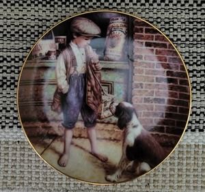 Shoeshine Boy Porcelain Plate Collection 1991 Jim Daly Boys Will Be Boys Theme